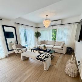 Metro Country Villa with BBQ and private pool in Juan Dolio for 6
