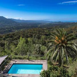 Alta Vista , villa avec piscine privée et vue exceptionnelle près d'Ajaccio