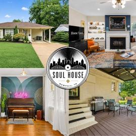 Modern Memphis Retreat - Sleeps 7 - Fireplace