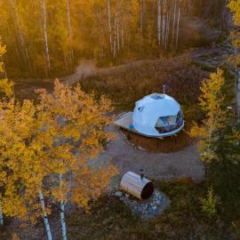 Refuge Bay's Ignis Dome - Luxury Off Grid Escape, Hotel in Cherhill