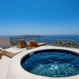 Santo Blue Santorini Caldera View Luxury Houses