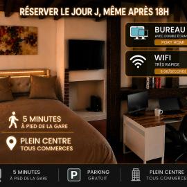 Appart proche gare centre ville bureau parking, hotelli kohteessa La Loupe