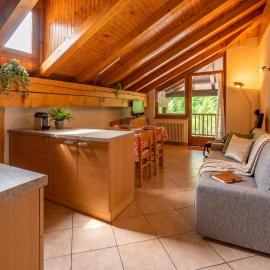 Villa Monari Apartment Riverside Terrace, hotel en Cogolo