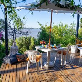 Hermosa casa, terraza al río, Jacuzzi climatizado, hotel a Paraná