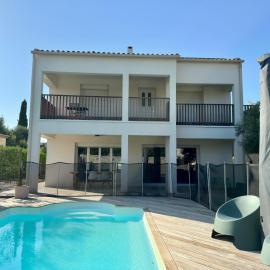 Magnifique villa climatisée & piscine proche plages - La Villa des lavandes