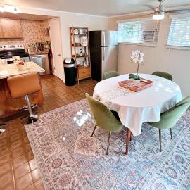 Mid-Century Modern Basement Apartment & Retro Game Room