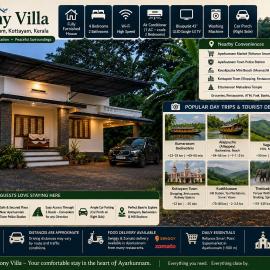 Harmony Villa- House AKM Ayarkunnam Kidangoor Pala Kottayam, ξενοδοχείο σε Kottayam