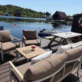 Flott rorbu på idylliske Langevåg/Bømlo, hotel a Bømlo