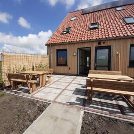 Spacious holiday home in Leons with garden