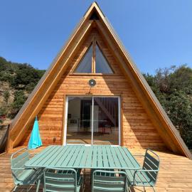 Les Cabanes d'ErbeFol, hotelli kohteessa Ansignan