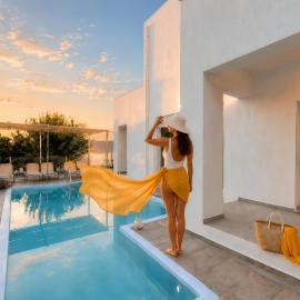 Cretan Sunset Villa Heated Pool