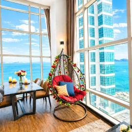 Seaview 2BR Duplex Loft Maritime Suites George Town 0706 – hotel w mieście George Town