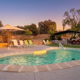 Villa con piscina privada en plena montaña
