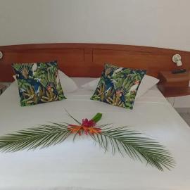 Appartement charmant à Grand-Bourg, 27 m², accès à la piscine.