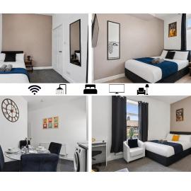 Unique 3 Bedrooms, 3 Ensuite, FREE WiFi, Private Parking