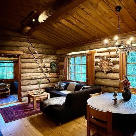 Aura by Lapland Villas, Luosto - Lapland, Lake 2 min walk, 2BR, Private Sauna, Fireplace