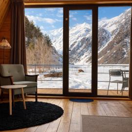 Kazbegi Riverfront Cabin