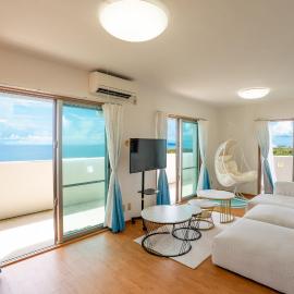ocean view宜野座は2026年8月オープンの2LDKの8階でオーシャンビュー駐車場2台可能, hotel i Ginoza