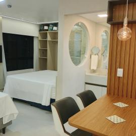 Flat moderno a 50 m do mar em boa viagem