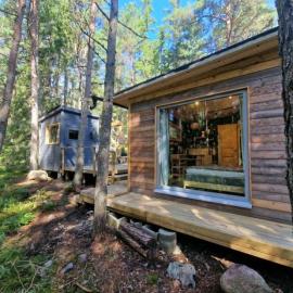 Casa Vuorinen,Forest Cabin w,Sauna & Private Patio