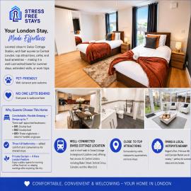 Family-Friendly 3-Bed Home Downstairs Bath & Bed Perfect Long Stays NW3