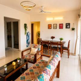 LuxeBnb 3bhk Riverside Baner