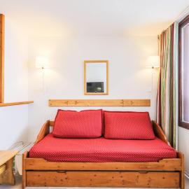 Huez में, होटल Résidence Les Mélèzes - maeva Home - Appartement pied de piste vue montagne 2 pièces + coin cabine 6 personnes - Sélection MAE-5685