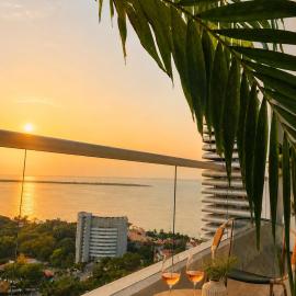 New loft with view at the sea closer at the airpor