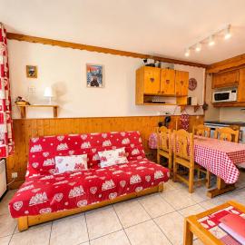Résidence Villaret - Grand studio 4 personnes aux pieds des pistes, vue montagne. MAE-8891