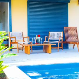 Amazonie Central, calm 2-bedroom apartment with private pool