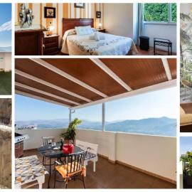 "Ático Guadalhorce" Solarium y Terraza con vistas al valle con Barbacoa