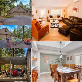 Sunriver में, होटल Spacious retreat 4BR AC, SHARC, Hot Tub, Games, Grill, Pets, Fireplace
