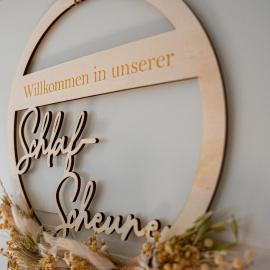 Schlaf-Scheune auf Islandpferdehof im Grünen
