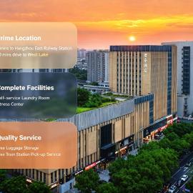 SSAW Boutique Hotel Hangzhou East Railway Station - Close to West Lake - Free East Railway Station shuttle service, hotel din Hangzhou