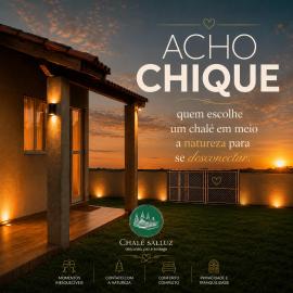 Chalé Romântico Privativo com vista para Montanhas na Região de Sorocaba-SP