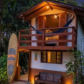 Chalé Pedaço de Céu na Mata a 5 min da Praia, hotel sa Paraty