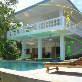 Villa Nika, between palm trees, beach and elephants