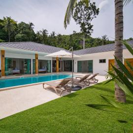 Coco Palm Villa - Brand-New 3BR Private Pool Villa in Lamai, Hotel in Strand Lamai