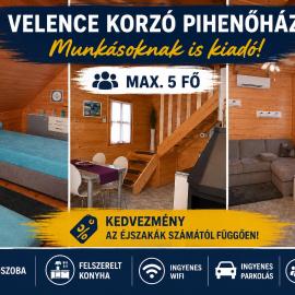 Velence Korzó Pihenőház, hotel di Kápolnásnyék