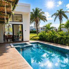 Hermosa casa vacacional en Condominio campestre con baño turco