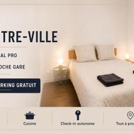 Joli T2 calme et lumineux centre ville et gare, ξενοδοχείο σε Issoudun