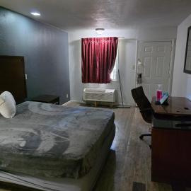 King Bed Hotel Room 201