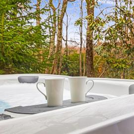 Blowing Rock Cabin Hot Tub Lake & Trout Stream 3 King Suites 2 Fireplaces