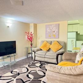 Two bedrooms basement apartment