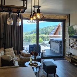 Kras Resort Rubin - Apartament 103D z prywatną sauną i wanną SPA z widokiem na góry Fair Rentals