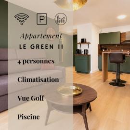 122 - Le Green II, 4 pers, Clim, Piscine, Vue Golf