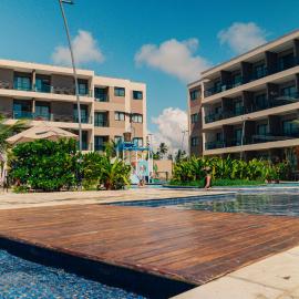 Flat 105A, Malia Beach Experience em Muro Alto, Porto de Galinhas-PE