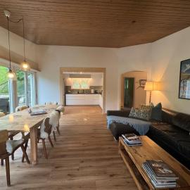 Alpine Escape with Swiss Fondue Hut and Mountain Views