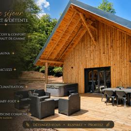 Cozy & comfortable premium chalet Spa,Sauna,Air conditioning,BabyFoot