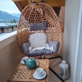 Lovely Rita Studio, modern Studio - balcony and mountain view - center Kaprun